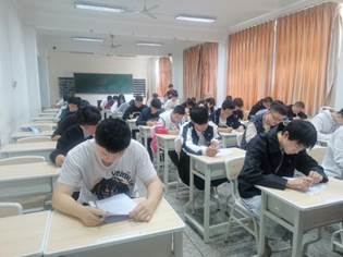 智能制造系马家田校区《党章》考试照片